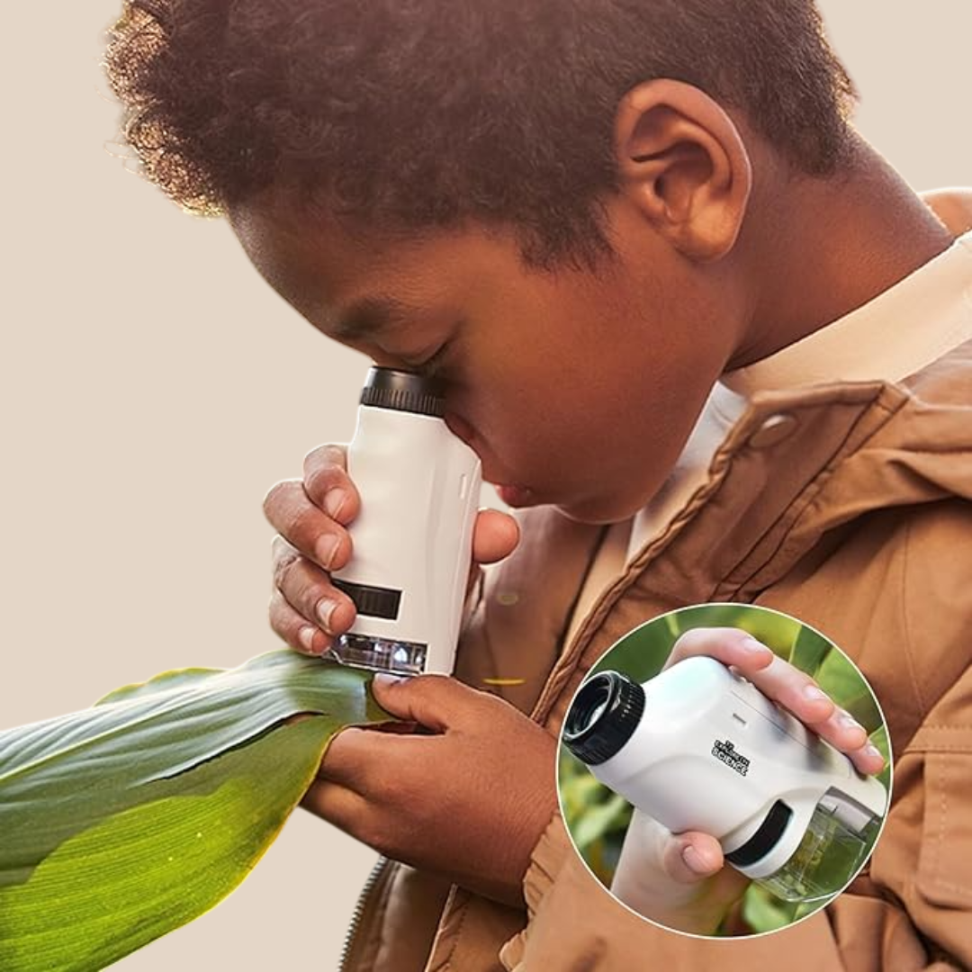 Kids’ Portable Microscope | 60x-120x Magnification for Exploration