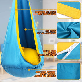 Kids' Hanging Chair | Cozy Inflatable for Relaxation