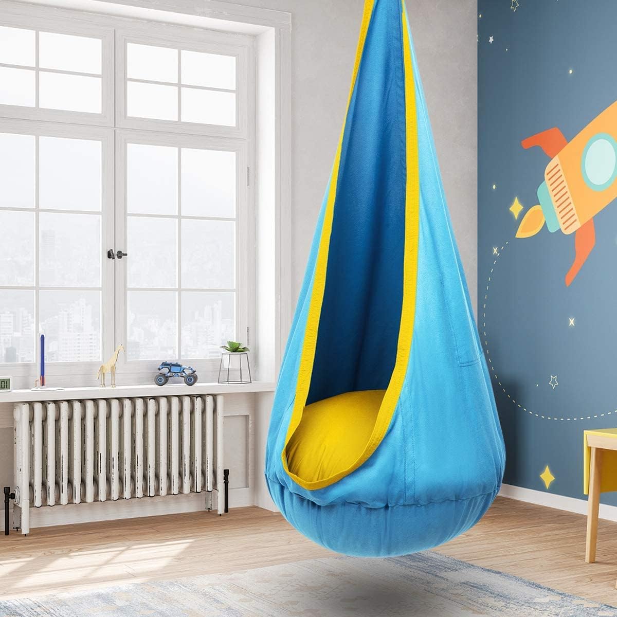 Kids' Hanging Chair | Cozy Inflatable for Relaxation
