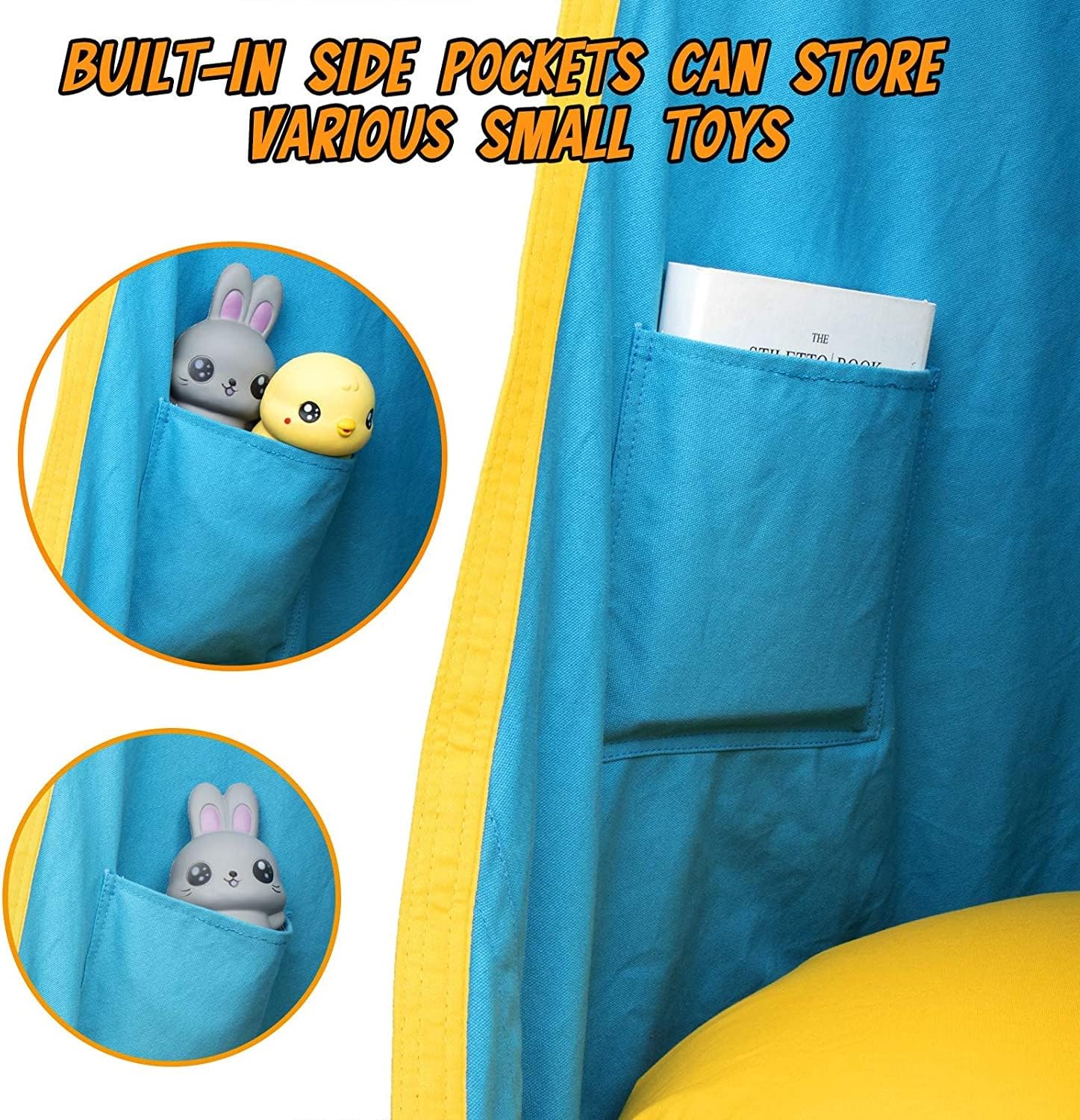 Kids' Hanging Chair | Cozy Inflatable for Relaxation