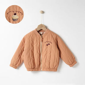 Kids Winter Jacket | Cozy Cotton, Cute Embroidery
