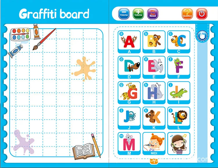 Children's English Learning Book | Engaging Musical Letters for Ages 3-7