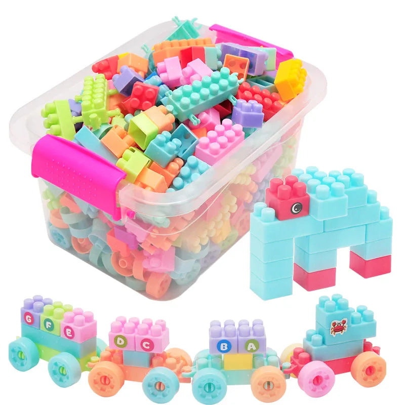 Kids Building Blocks Set | Safe 108-Piece Creative Play