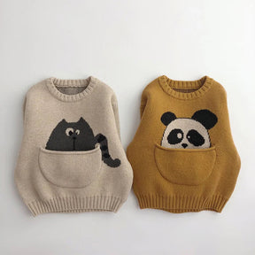 Kids Animal Hoodie | Cozy 100% Cotton with Pouch Pocket