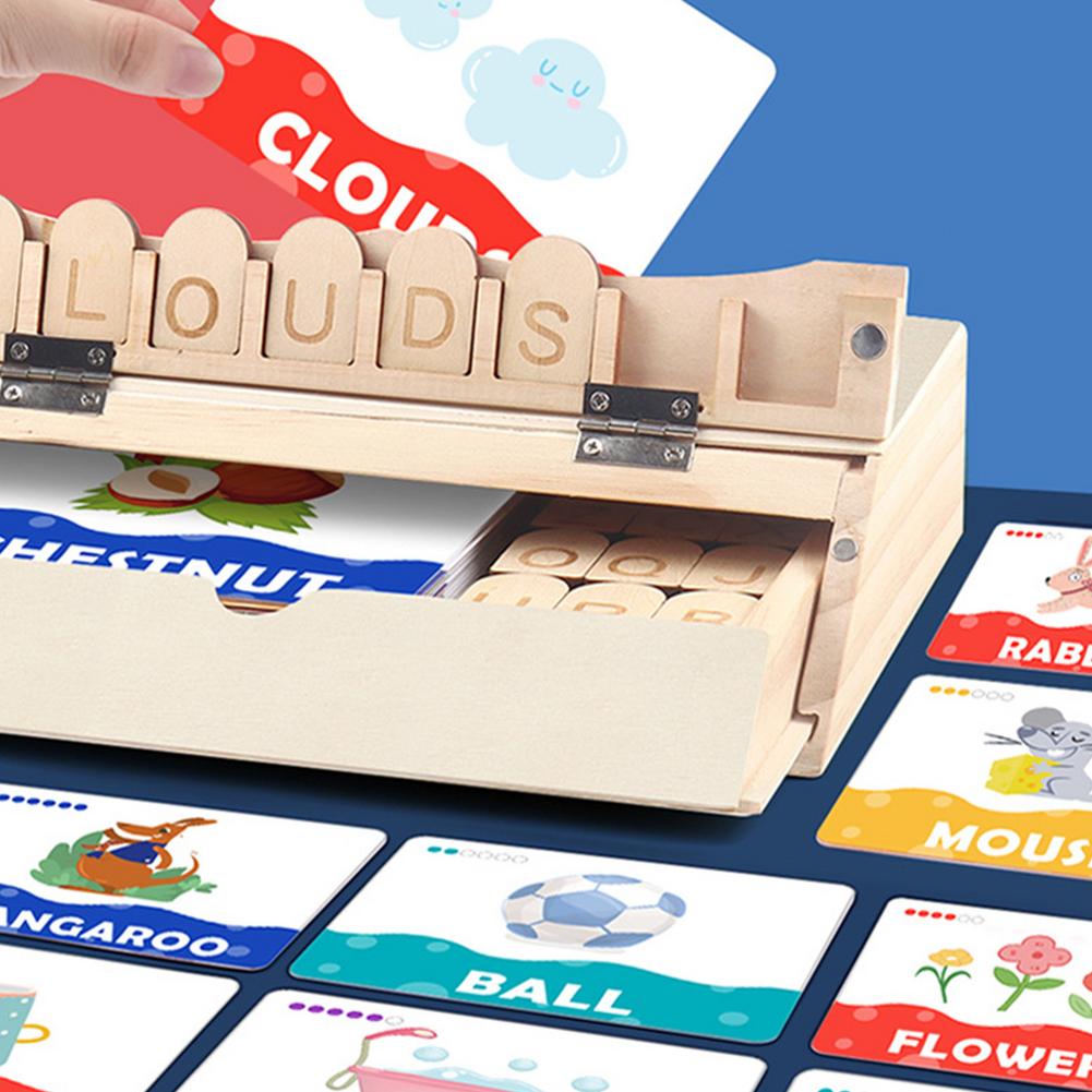 Kids' Word Spelling Game | Fun Wooden Letters for Learning