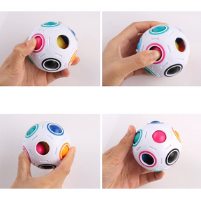 Kids' Puzzle Fidget Ball | Educational Stress Relief Toy