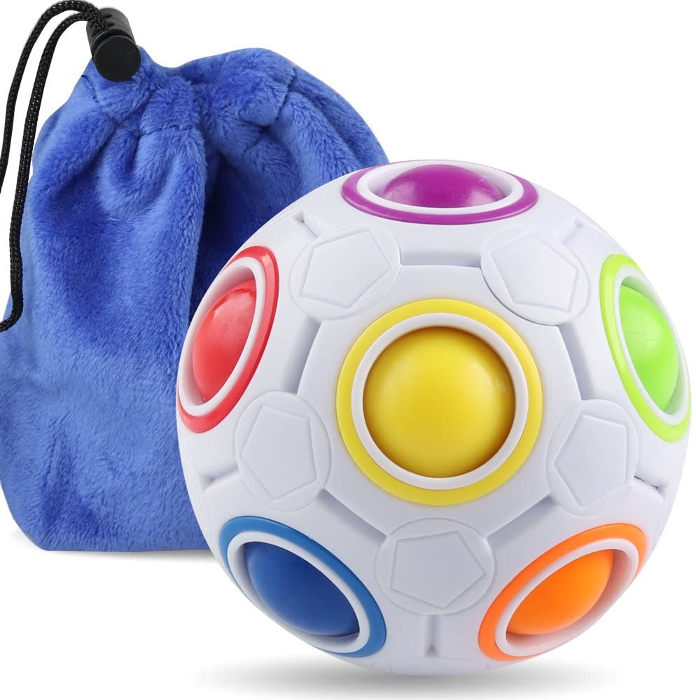 Kids' Puzzle Fidget Ball | Educational Stress Relief Toy