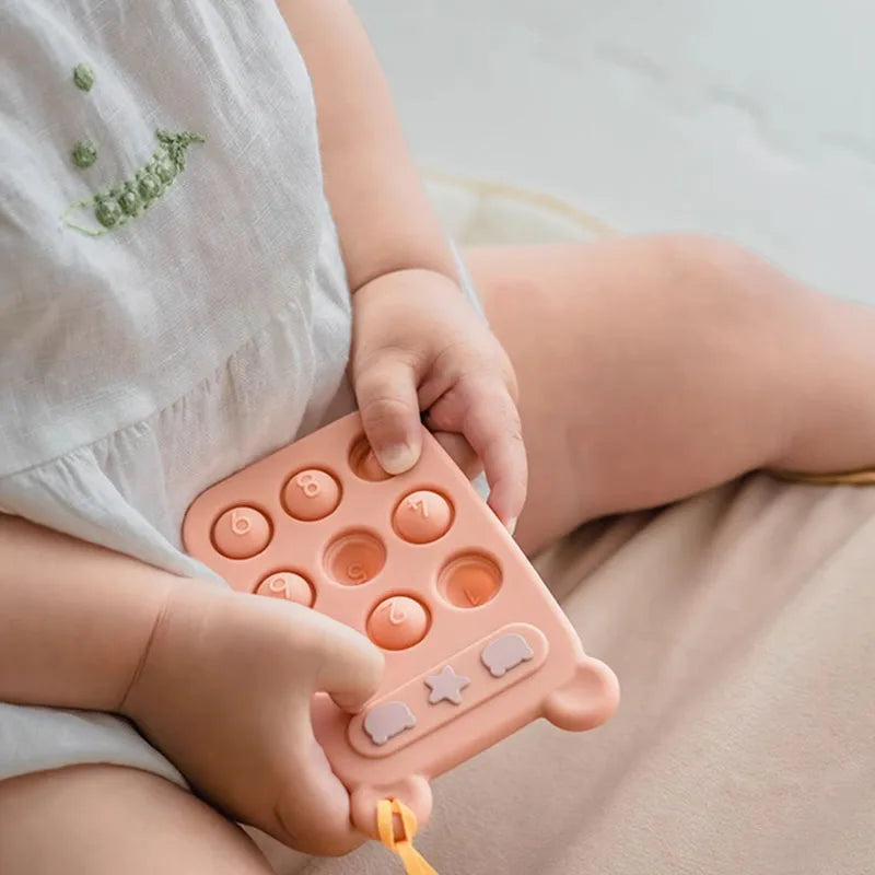 Kids' Silicone Fidget Teether | Safe, Durable & Multi-Functional
