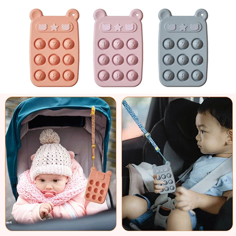 Kids' Silicone Fidget Teether | Safe, Durable & Multi-Functional