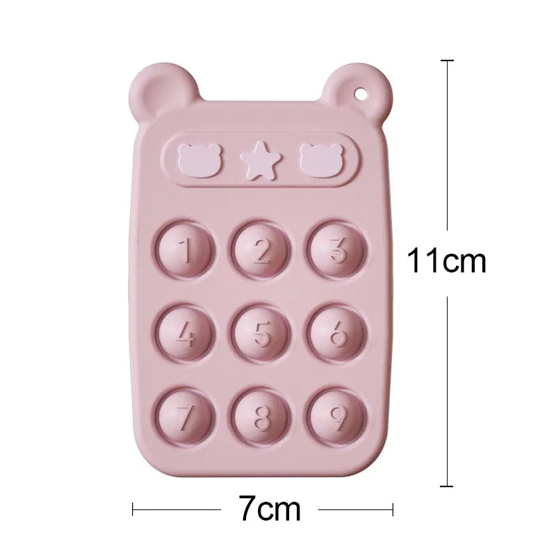 Kids' Silicone Fidget Teether | Safe, Durable & Multi-Functional