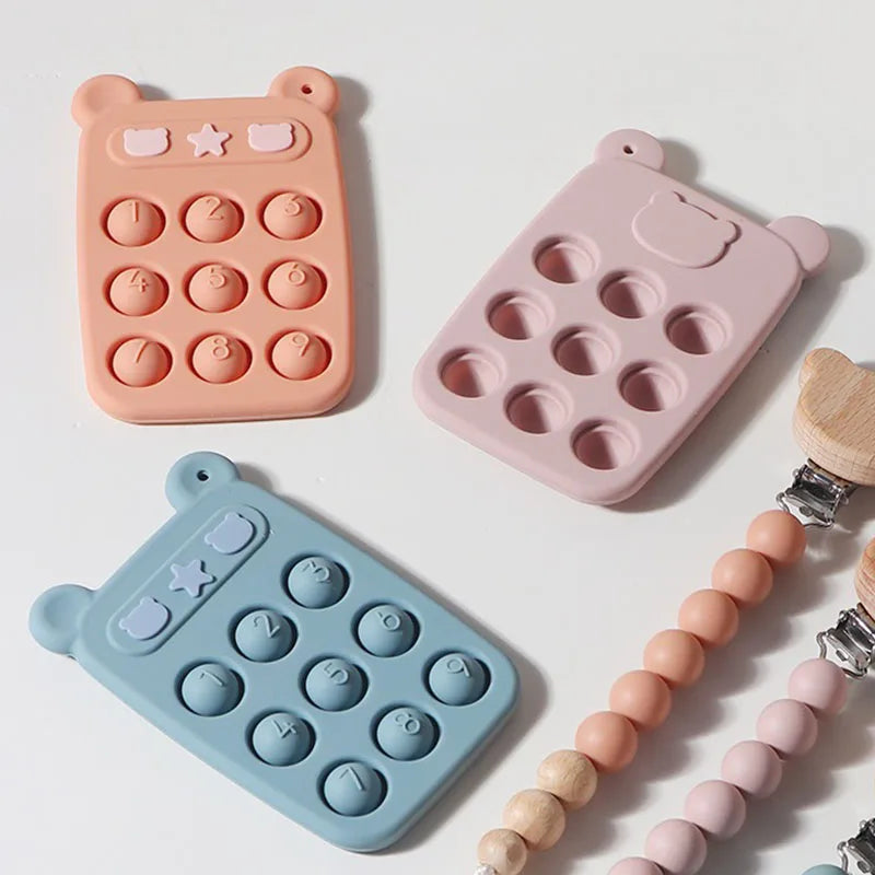 Kids' Silicone Fidget Teether | Safe, Durable & Multi-Functional