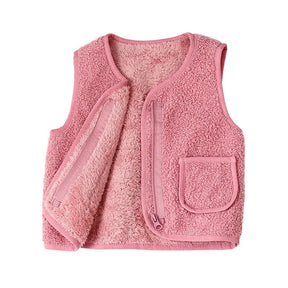 Kids' Warm Winter Vest | Cozy Polyester Lambswool Design