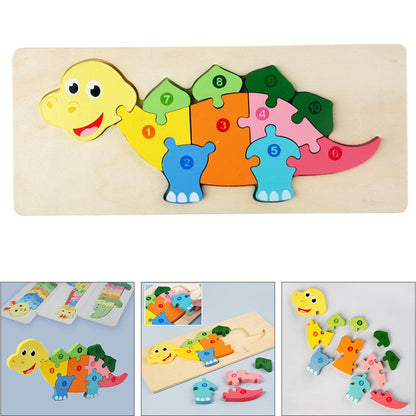Wooden Animal Puzzle Set | Fun Learning Toy for Kids