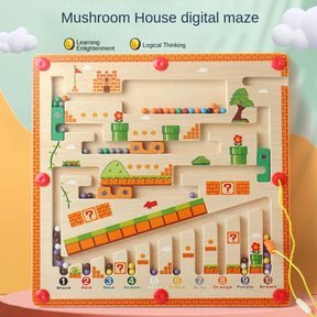Wooden Magnetic Puzzle Toy | Enhances Creativity and Problem-Solving Skills