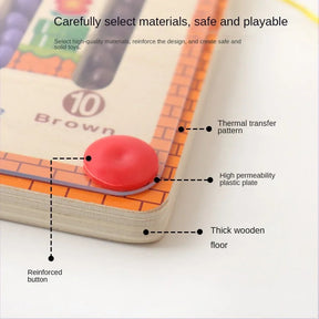Wooden Magnetic Puzzle Toy | Enhances Creativity and Problem-Solving Skills