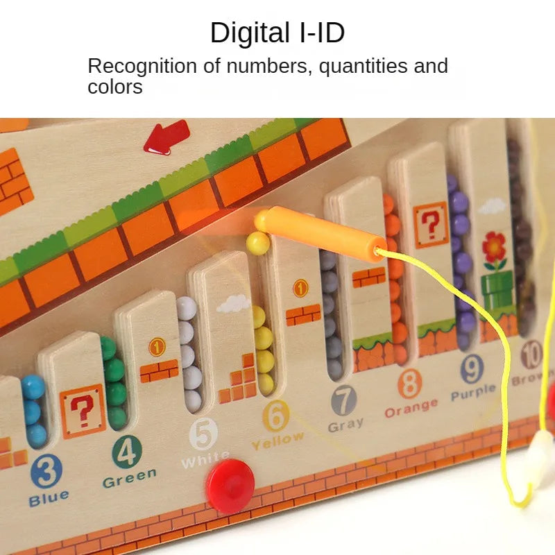 Wooden Magnetic Puzzle Toy | Enhances Creativity and Problem-Solving Skills