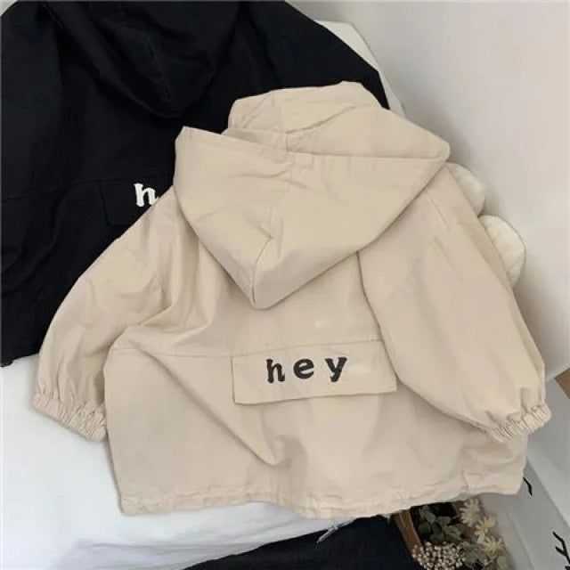 Kids Lightweight Windbreaker Jacket | Water-Resistant Hooded Outerwear