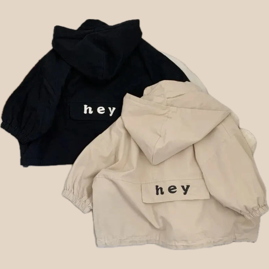 Kids Lightweight Windbreaker Jacket | Water-Resistant Hooded Outerwear