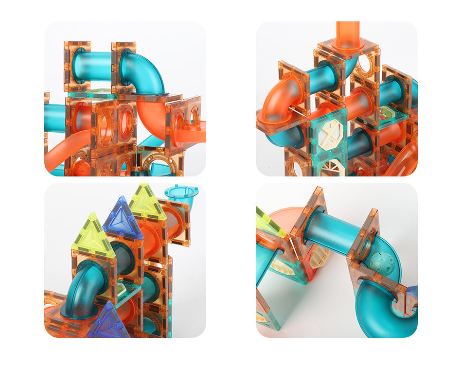 Magnetic Marble Run Set | 68 Pieces for Creative Play