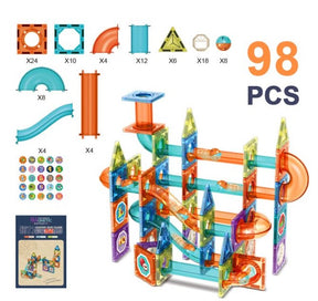 Magnetic Marble Run Set | 68 Pieces for Creative Play