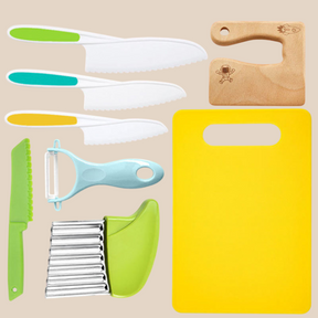 Kids Cooking Set | Safe BPA-Free Cutting Tools