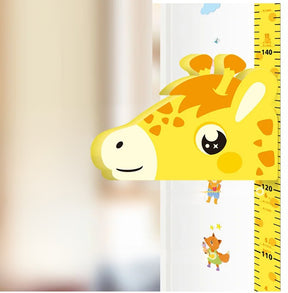 Kids Growth Chart Stickers | Removable Animal Figures for Fun Tracking