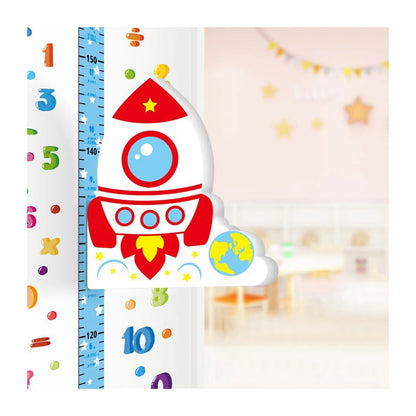 Kids Growth Chart Stickers | Removable Animal Figures for Fun Tracking