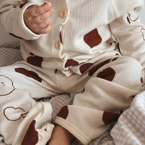Kids' Cotton Pajama Set | Breathable, Cozy Long Sleeve and Pants