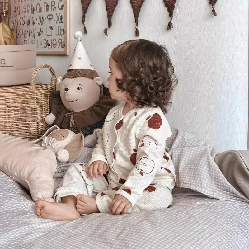 Kids' Cotton Pajama Set | Breathable, Cozy Long Sleeve and Pants