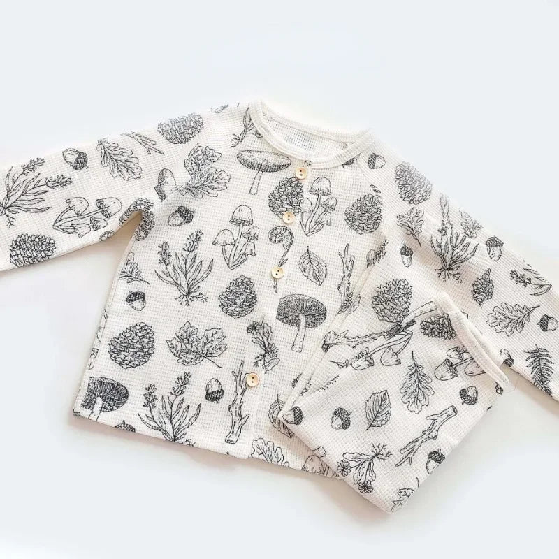 Kids' Cotton Pajama Set | Breathable, Cozy Long Sleeve and Pants