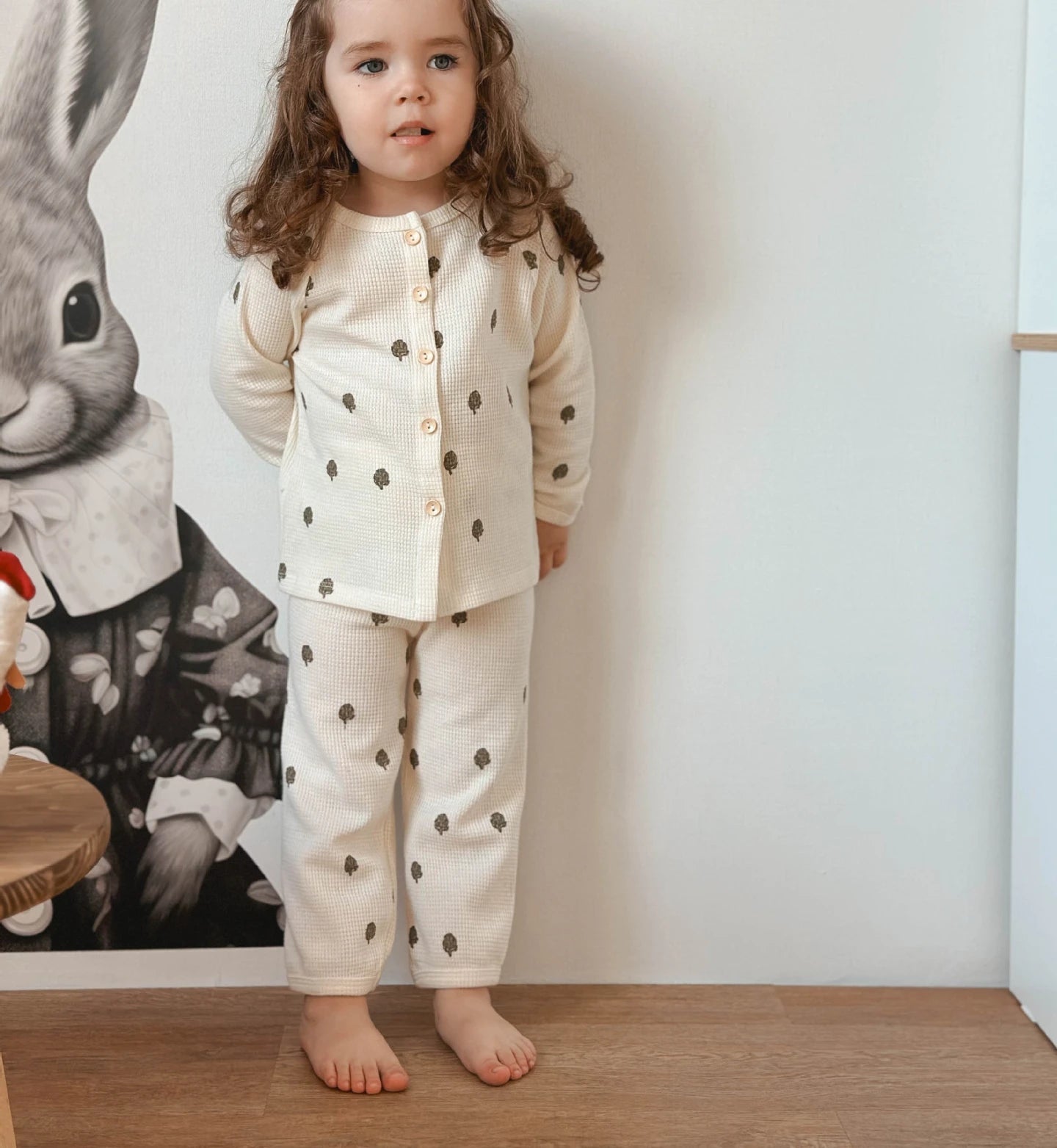 Kids' Cotton Pajama Set | Breathable, Cozy Long Sleeve and Pants