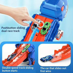 Dino Transporter Toy Truck | Durable Plastic with Dino Figures