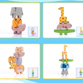 Animal Stacking Game for Kids | Safe Wooden Learning Toy