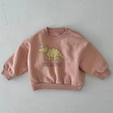 Kids Dinosaur Hoodie | Soft Cotton Green Sweater