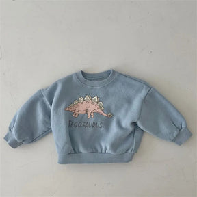 Kids Dinosaur Hoodie | Soft Cotton Green Sweater