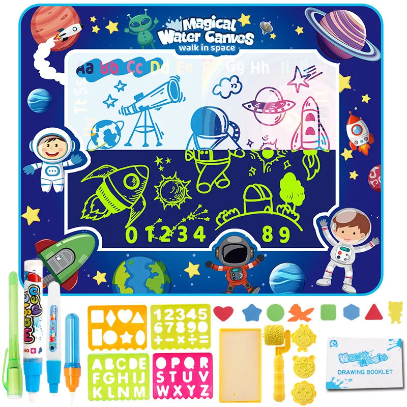 Kids Water Drawing Mat | Creative Fun with Reusable Water Pens