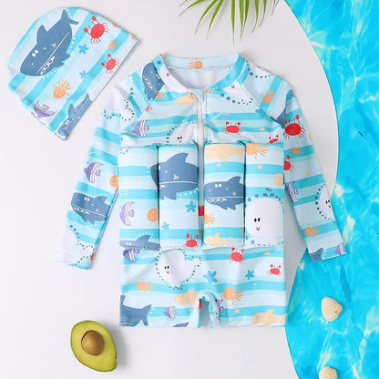 Kids UV Protection Swimwear | Adjustable Floaties for Ages 0-6