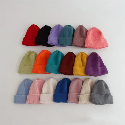 Kids' Cotton Beanie Hat | Soft, Warm, and Colorful for Ages 1-4