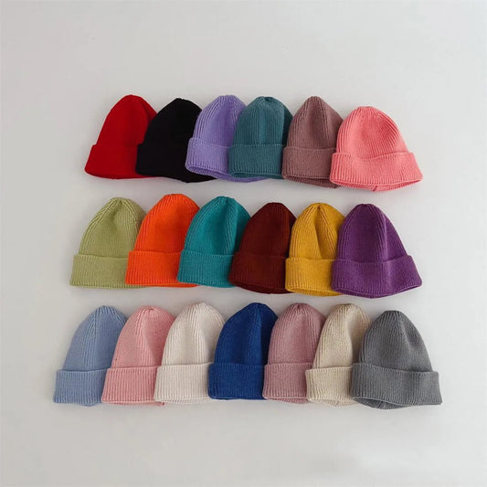 Kids' Cotton Beanie Hat | Soft, Warm, and Colorful for Ages 1-4