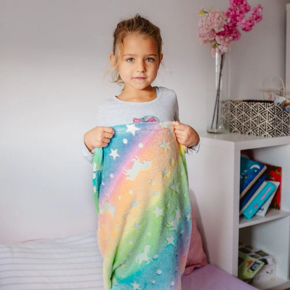 Mermaid Sleeping Bag for Kids | Glow in the Dark Soft Polyester