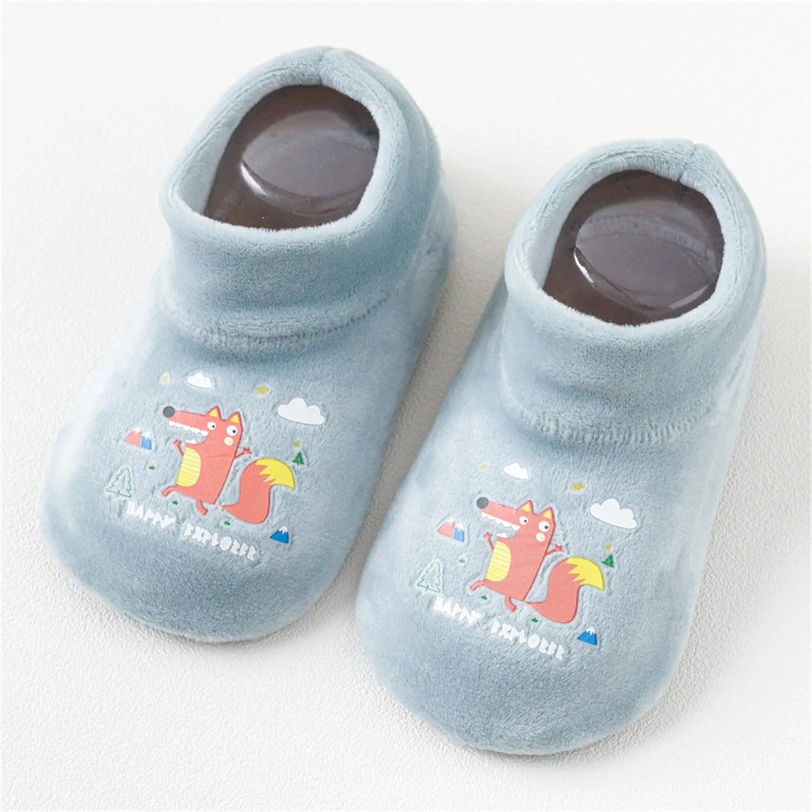 Kids Non-Slip Grip Socks | Soft Cotton for Safe Play