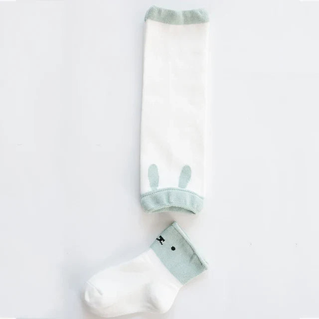 Baby Knee Pads | Soft Cartoon Leg Warmers for Crawling