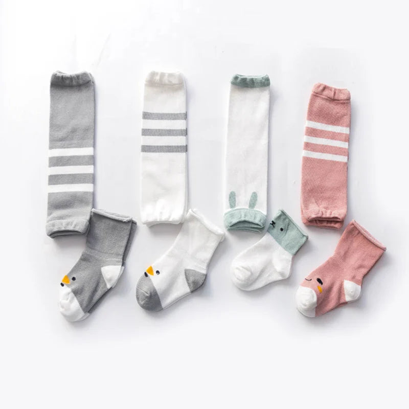 Baby Knee Pads | Soft Cartoon Leg Warmers for Crawling