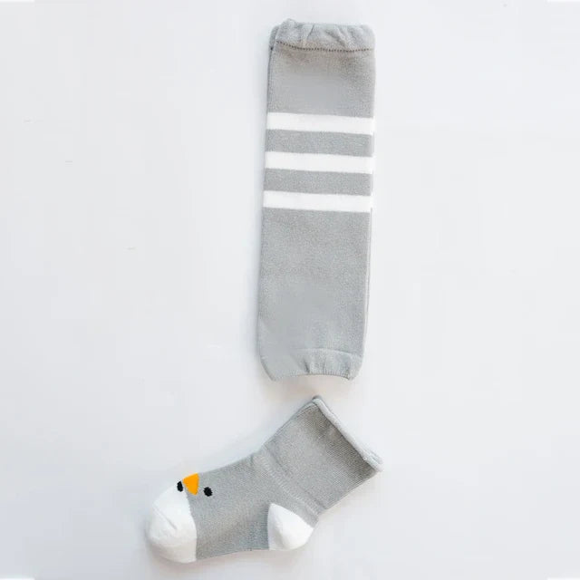 Baby Knee Pads | Soft Cartoon Leg Warmers for Crawling