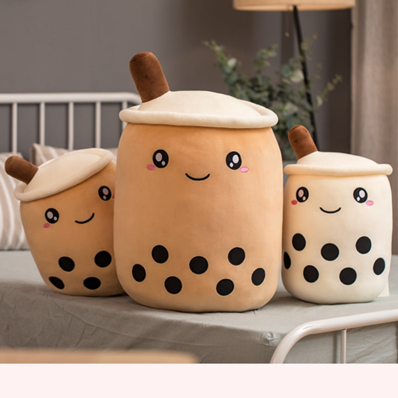 Bubble Tea Plush Pillow | Cute Cuddle Companion for Decor