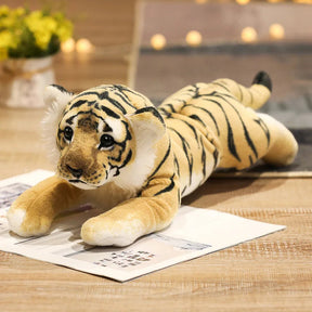 Stuffed Big Cat Set | Soft Plush Lion, Tiger, and Leopard