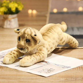 Stuffed Big Cat Set | Soft Plush Lion, Tiger, and Leopard