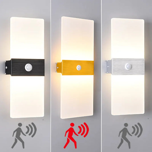 Motion-Sensing LED Wall Lamp | Modern Design for Smart Illumination