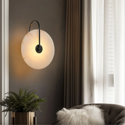 Alabaster LED Wall Lamp | Modern Design for Elegant Spaces