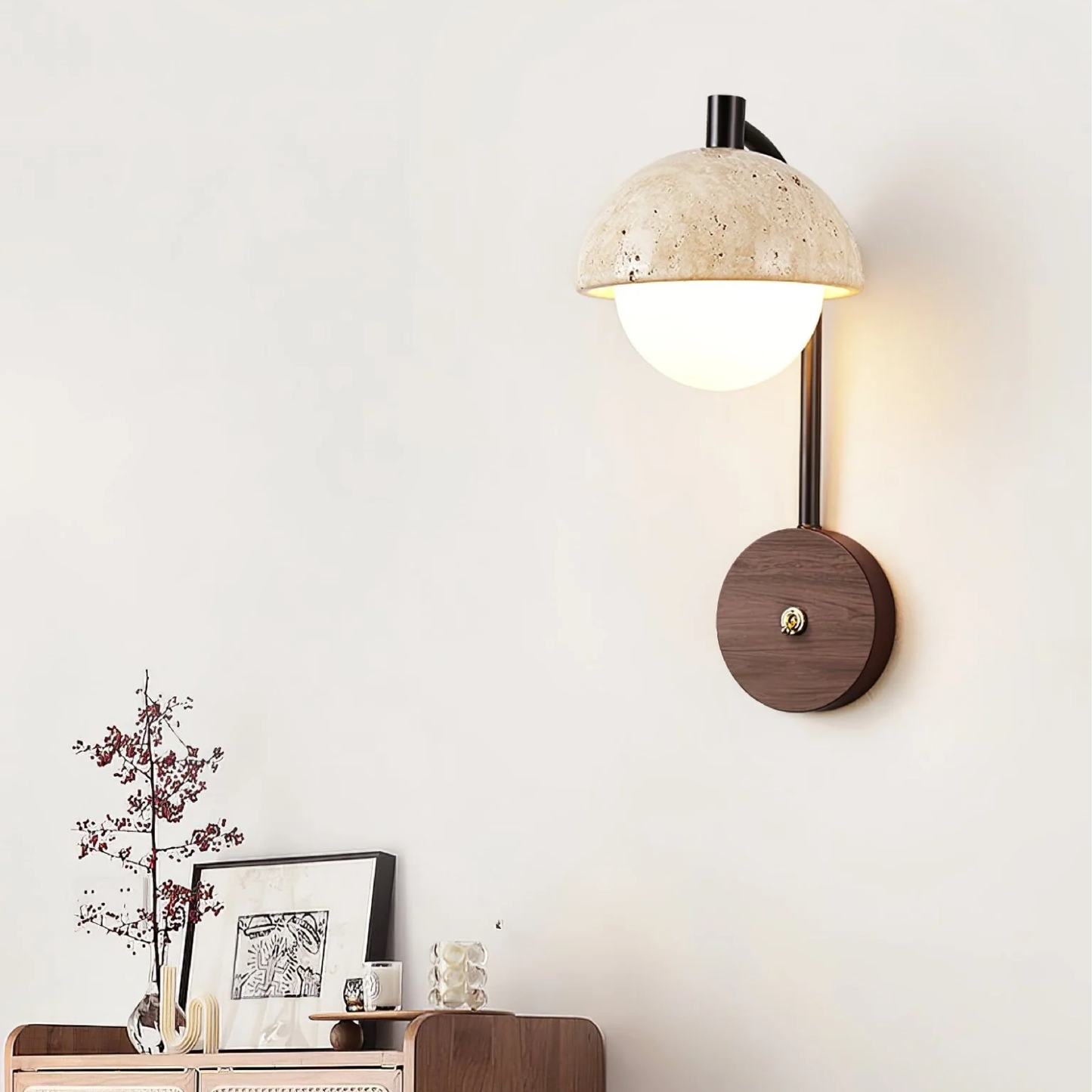 Arco Stone Wall Light | Elegant Minimalist Design for Interiors